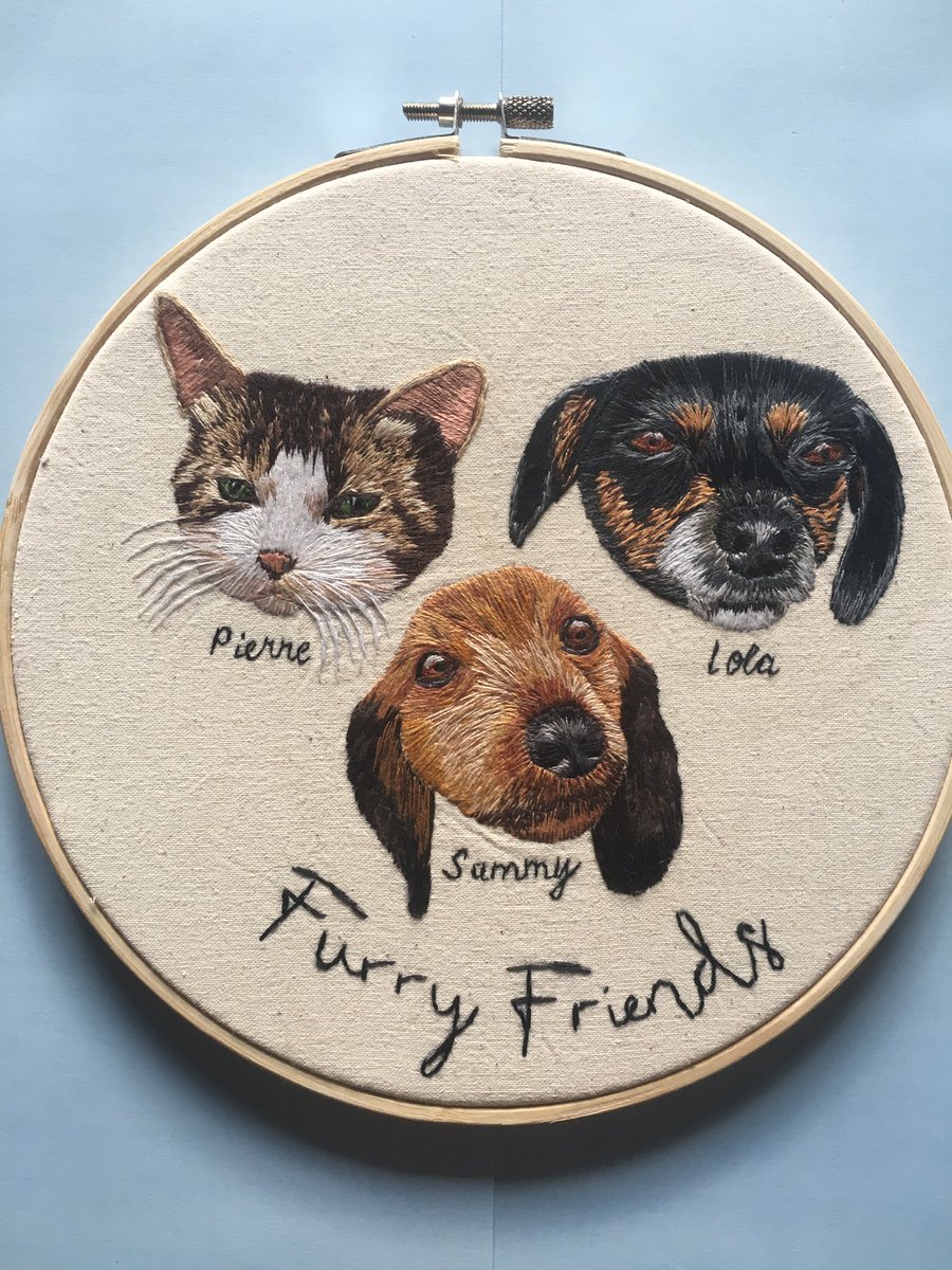 LET ME EMBROIDER All the fluff cuteness of the world