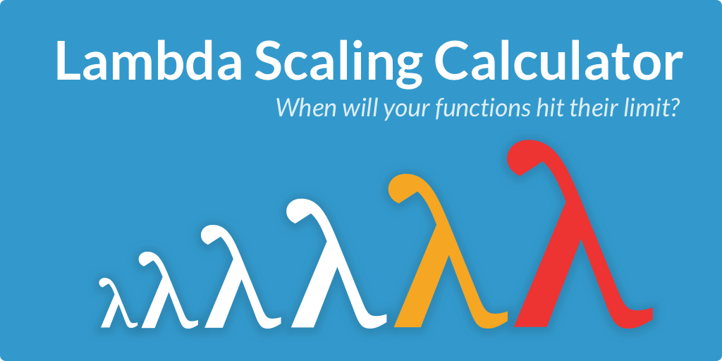 AWS Lambda Scaling Calculator — Interactive calculator to help you identify the scaling limits of your #Serverless functions and generate recommendations to minimise the risk of throttling from <a href="/paulswail/">Paul Swail</a> winterwindsoftware.com/lambda-scaling…