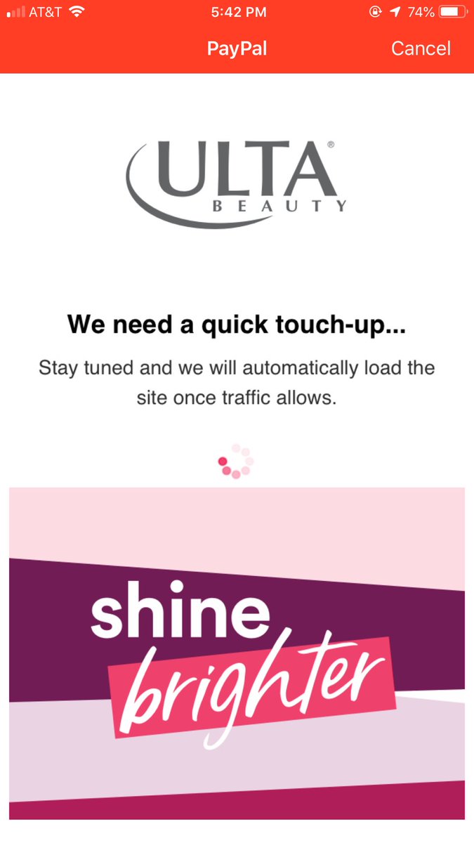 MsParvin16's tweet photo. @ultabeauty the app AND website hates me!  I don’t want to miss out! So sad. #BlackFriday2018 https://t.co/BOscPGFvr9