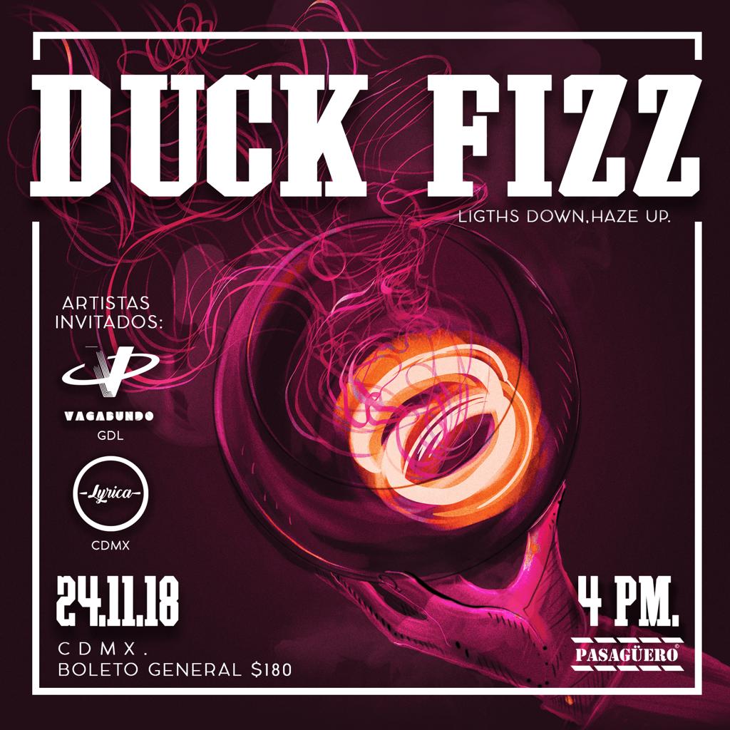 pasaguero's tweet photo. El sábado no te pierdas a #DuckFizz en #Pasaguero https://t.co/2qRZlZoTQJ