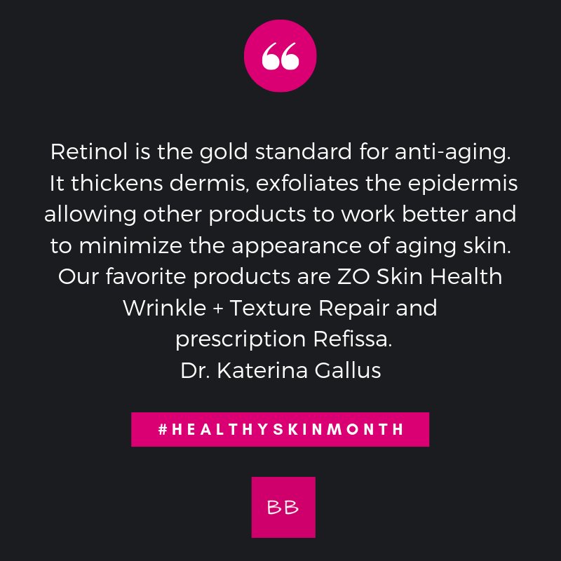 For #NationalHealthySkinMonth we asked some experts for their top #skintips. From #PlasticSurgeon Dr. Katerina Gallus #SanDiego, CA of <a href="/RestoreSDPS/">Restore SD Plastic Surgery</a>​ Her favorite products are <a href="/zoskinhealth/">ZO® Skin Health</a> #bestskinever