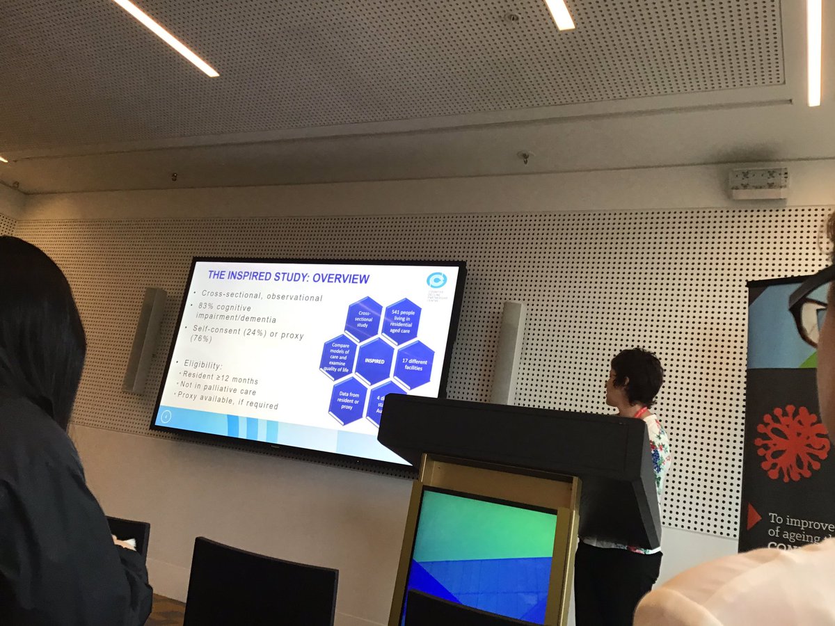 evonnephd's tweet photo. Suzanne Dyer: ACCESSING green space in aged care predicts residents wellbeing.. not simply having access, but actually GOING OUTSIDE. Let’s make sure we design aged care facilities that better connect to the outdoors - by creating spaces that we would love to live in #AAGConf18 https://t.co/dv0rhq4fZf