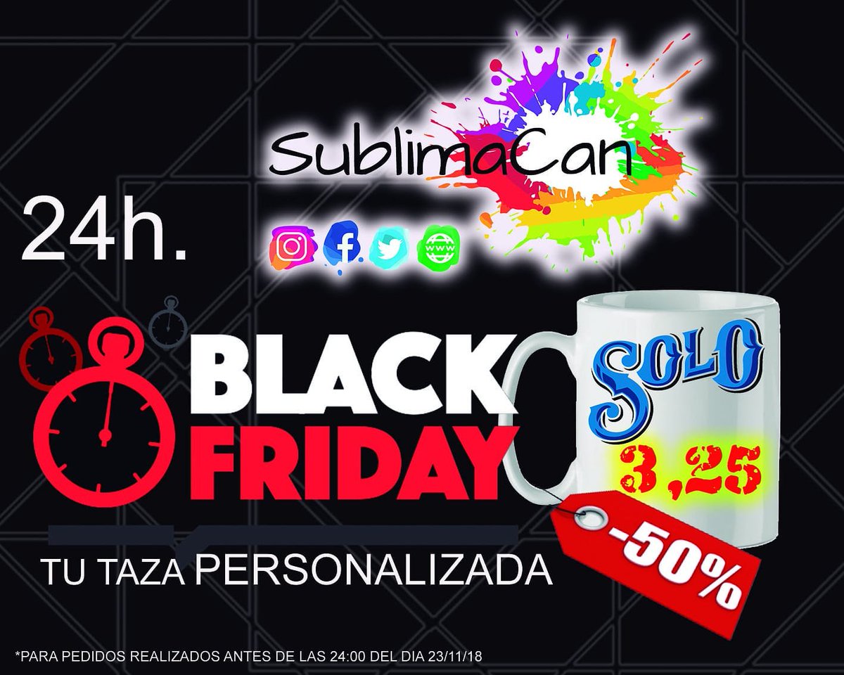 sublimacan's tweet photo. #24h 
#blackfriday 
#tazaspersonalizadas 
#oferta 
#descuentos 
#50porciento https://t.co/oqxoaaiyfo