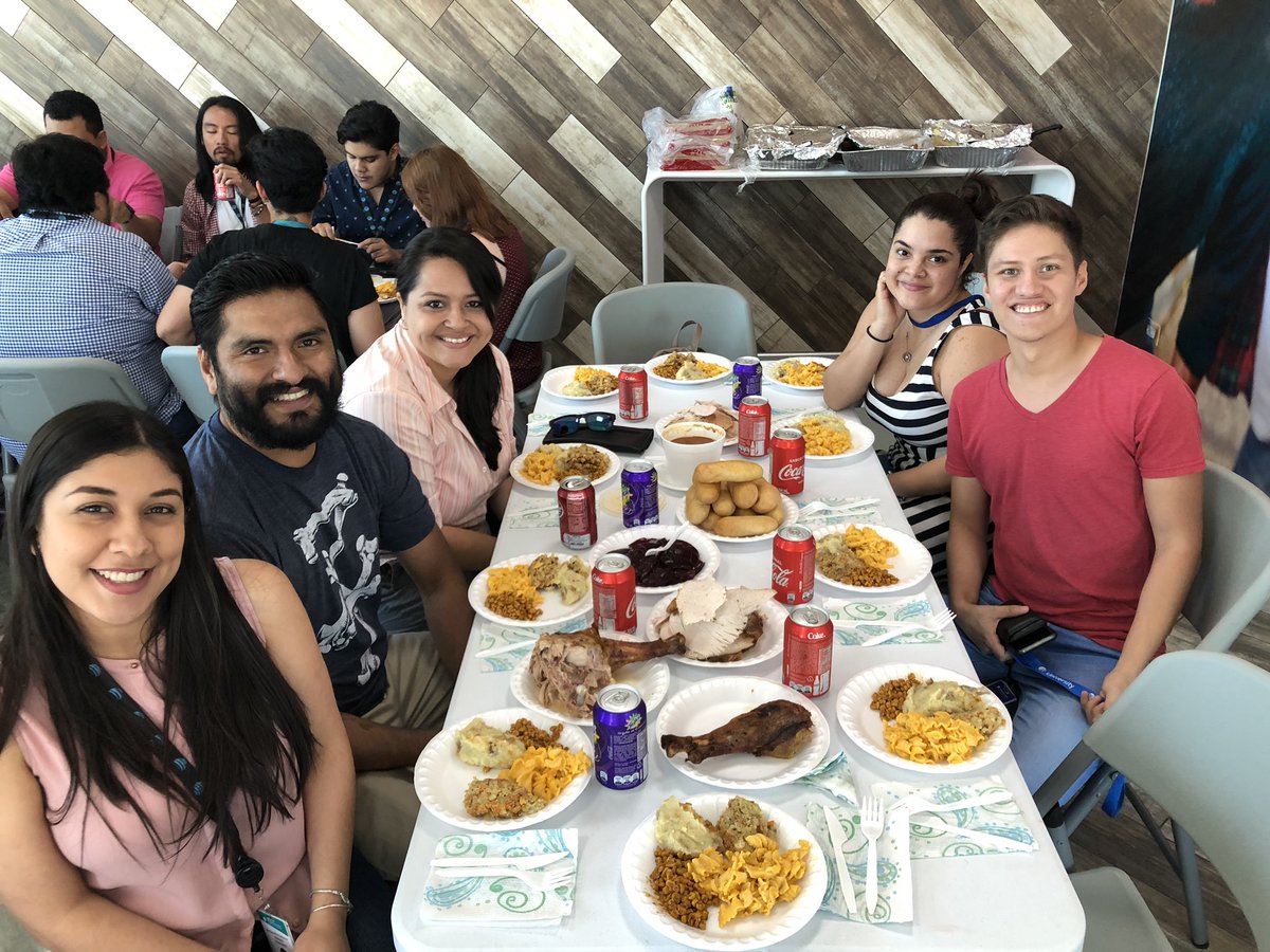 sal_tp's tweet photo. Thankful for having the best team ever; thanksgiving lunch with staff member sales and services #TPproud #TPFamily @MelvinChavarr09 https://t.co/9eBU1ouN1X