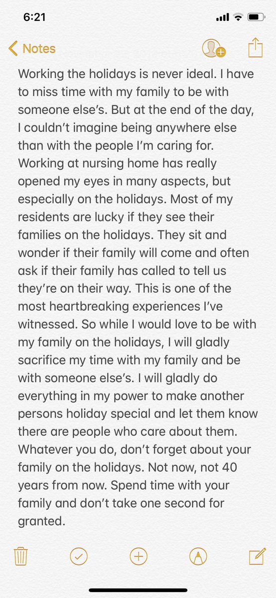 Love, 
A health care worker