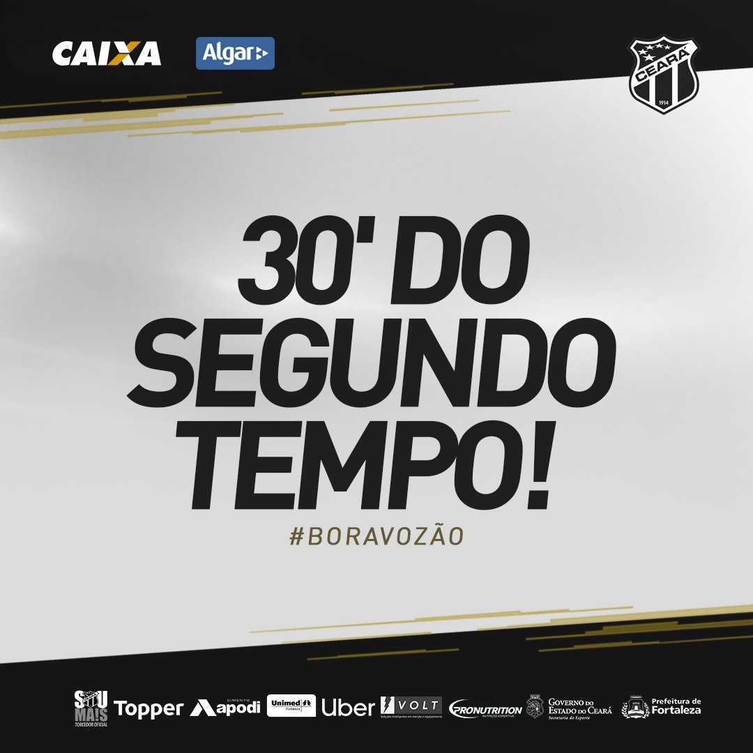CearaSC's tweet photo. 🕚🏁 Ceará 1 x 0 Paraná.
#CSCxPRC #BoraVozão https://t.co/qNl6aRoIOs