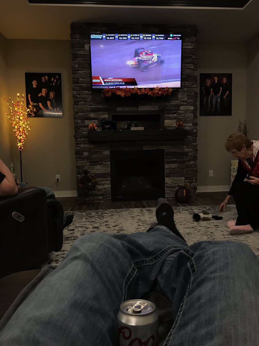 JamieBall4W's tweet photo. What would thanksgiving be if the Ball Household didn’t have some live @USACNation racing action playing on @SpeedShiftTV with @ChetChristner! #Speedshift #TurkeyNight https://t.co/EHCzwwOZkz