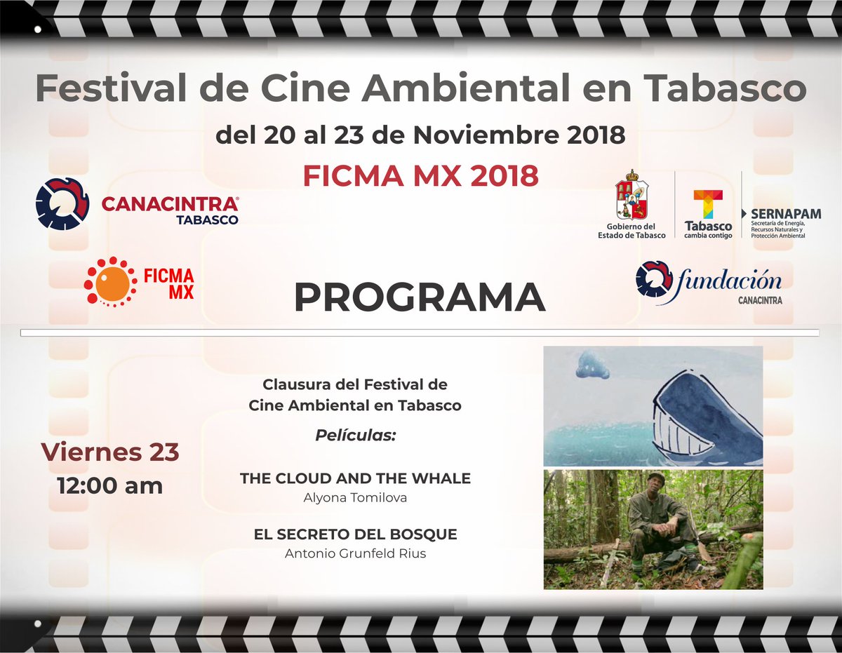 CANACINTRA_Tab's tweet photo. Te esperamos mañana a las 12:00 hrs en la proyección del .@ficma #Mx2018 en la sala de arte Antonio Ocampo Ramírez https://t.co/Wmi4Gg7NUm