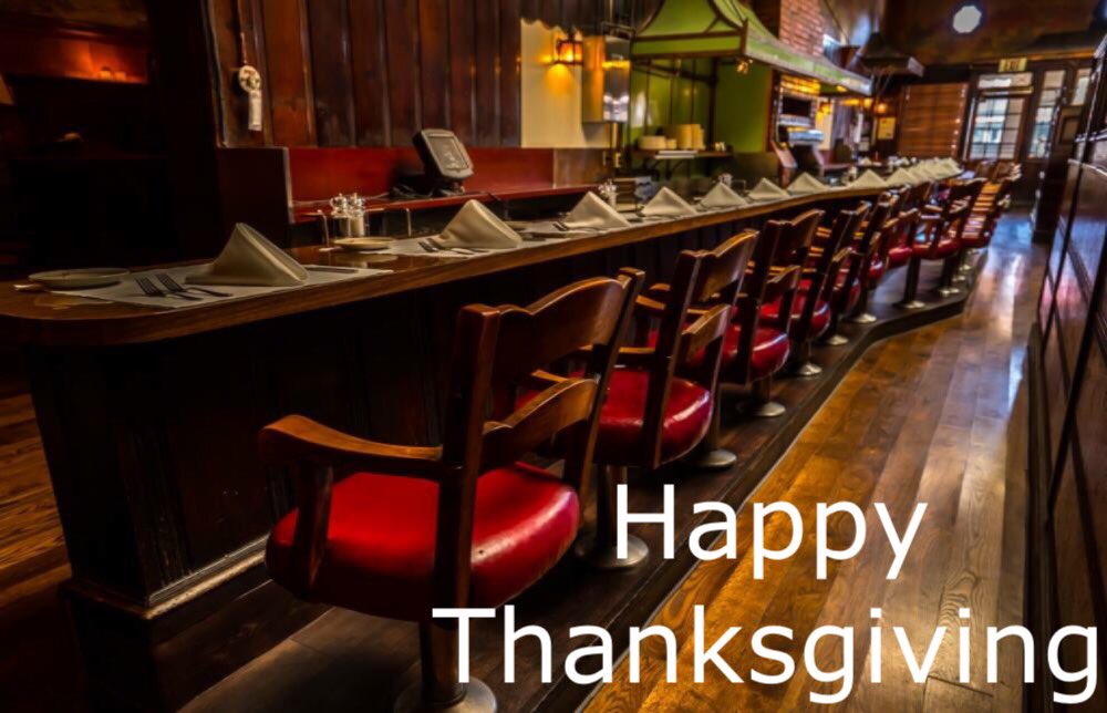 Happy Thanksgiving from our family to yours! #mussoandfrankgrill