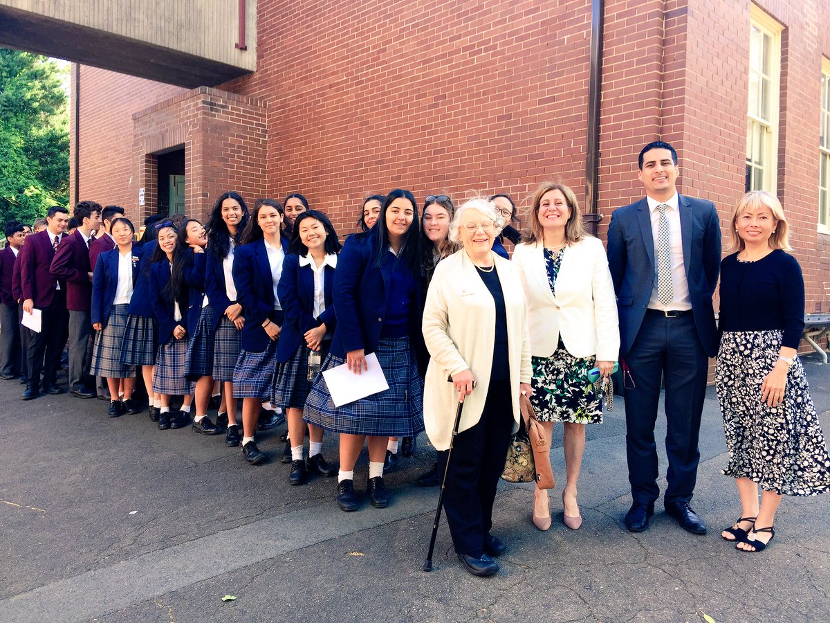 Jess_Hartanto's tweet photo. Well done to the @homebushbhs students and staff for taking a stand to prevent violence against women at the school assembly today. Thank you for inviting the @StrathfieldGHS prefects to your wonderful assembly. @annapaleo @SyariefAchmad87 @SydneyZonta https://t.co/ah2fnL4ynM