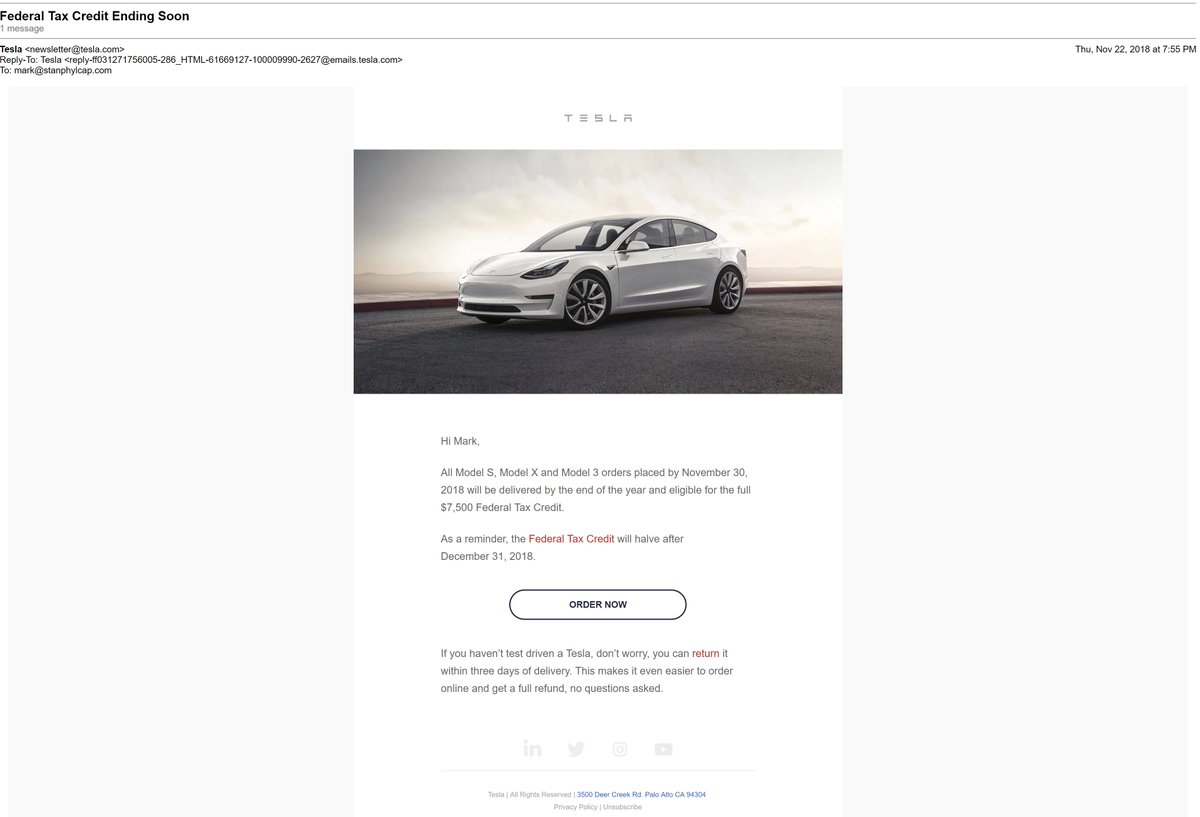 Mark B Spiegel On Twitter Hey Tsla Must Be Doing Great