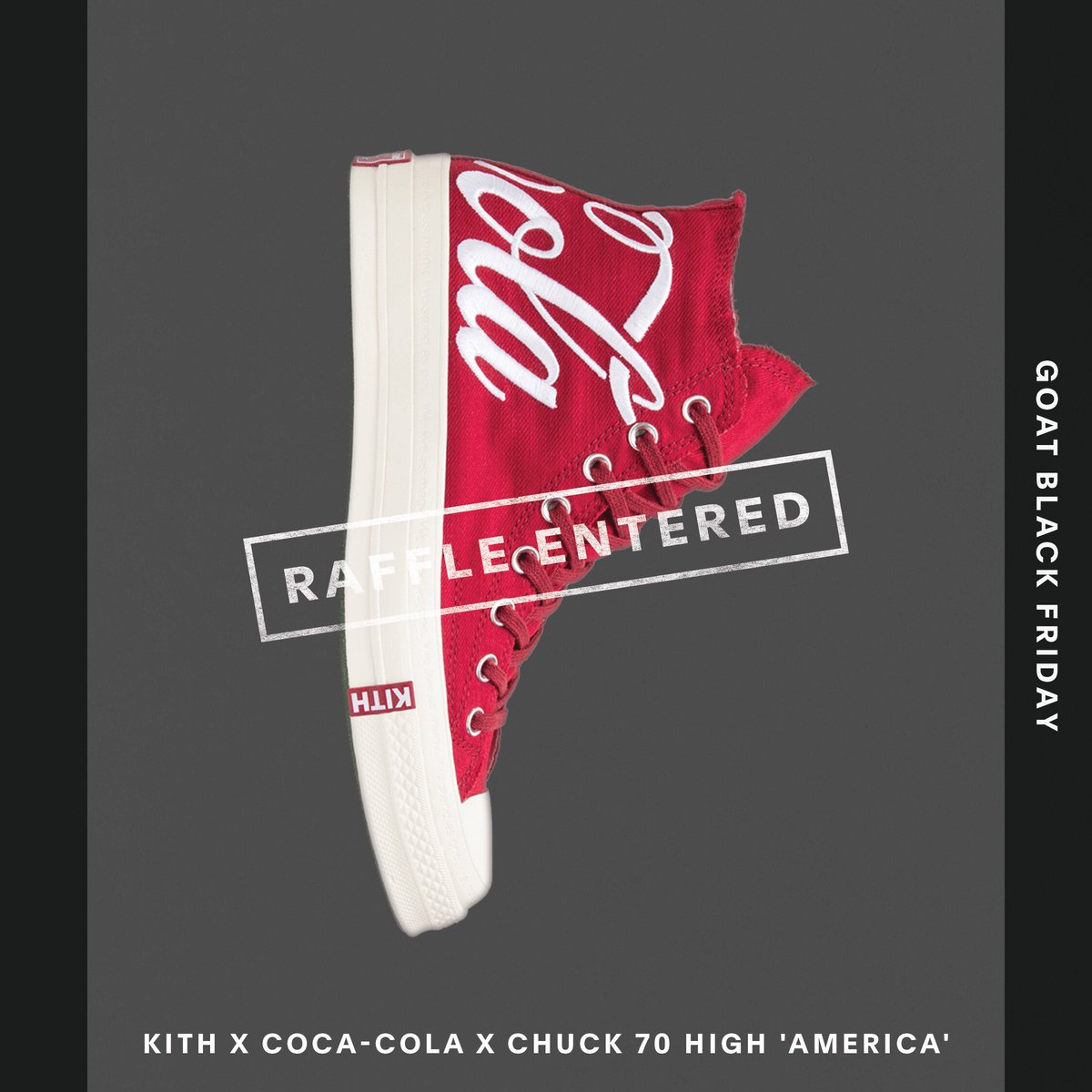 Jsagon01's tweet image. Enter the #GOATBlackFriday Raffle for your chance to win the most coveted sneakers and other prizes. @goatapp goat.app.link/N2k70QHa4R