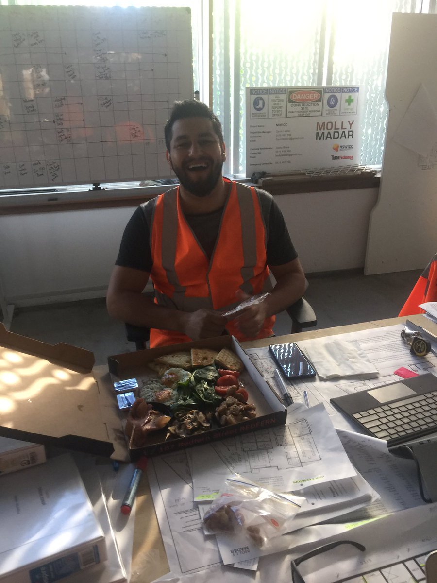 Mmm breakfast #Tradie #Exchange