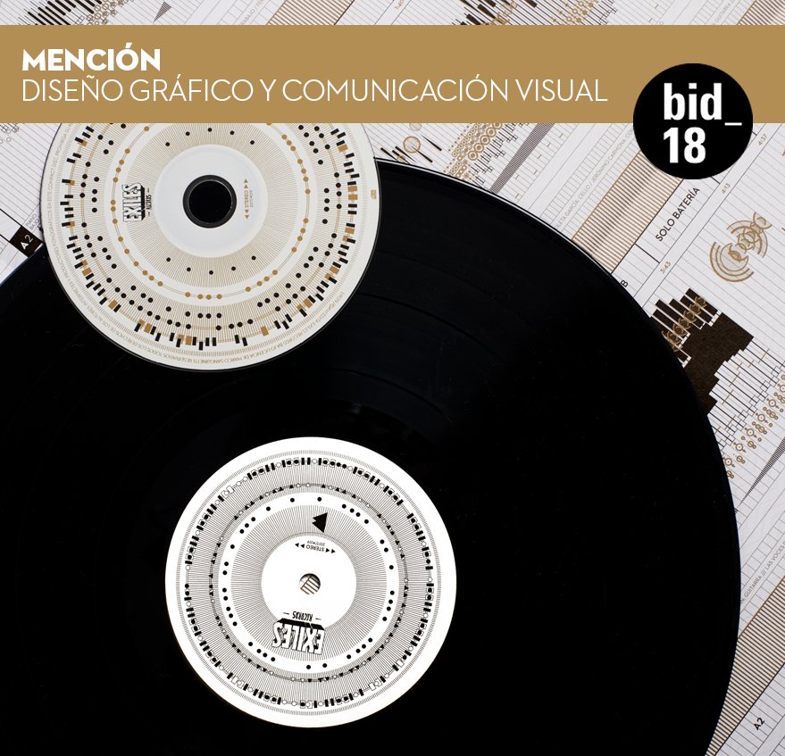 Y este trabajo hecho con <a href="/ch_monte/">Christian Montenegro</a> para <a href="/marcosangu/">Marco Sanguinetti</a> y editado por <a href="/exilesrecords/">Exiles Records</a> no para de darnos alegrías (y mucho orgullo). 
"9" entre los 6 argentinos premiados por la <a href="/bid_dimad/">Bienal Iberoamericana de Diseño</a> con Mención en la categoría Diseño gráfico y comunicación. 😄