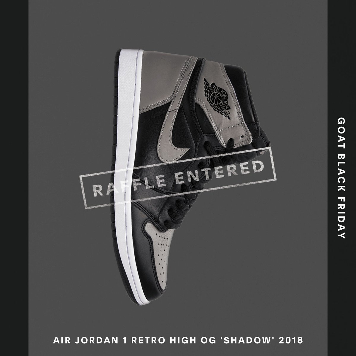 ahowardsr's tweet photo. Enter the #GOATBlackFriday Raffle for your chance to win the most coveted sneakers and other prizes. @goatapp https://t.co/CXHY4amwcL https://t.co/ZS5M8qtuXR