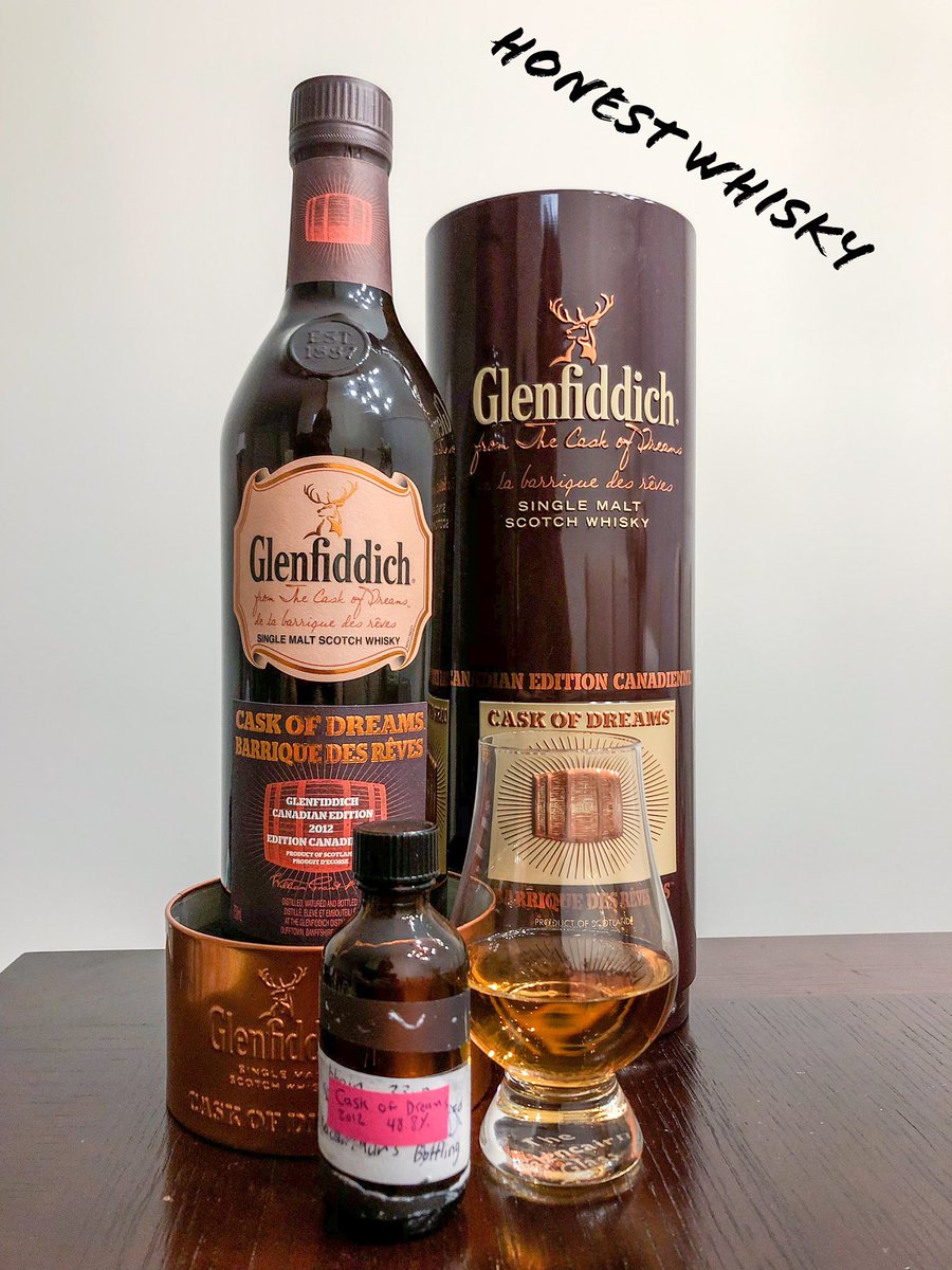 My latest review is up, <a href="/GlenfiddichSMW/">Glenfiddich Whisky</a> Cask of Dreams Canadian Edition 2012. A real gem, and I was lucky enough to score a sample from <a href="/tekkaostacos/">Chris</a> so my bottle remains sealed! #thirstythursday #honestwhisky #glenfiddich #caskofdreams

instagram.com/p/BqgTP1hHaJS/