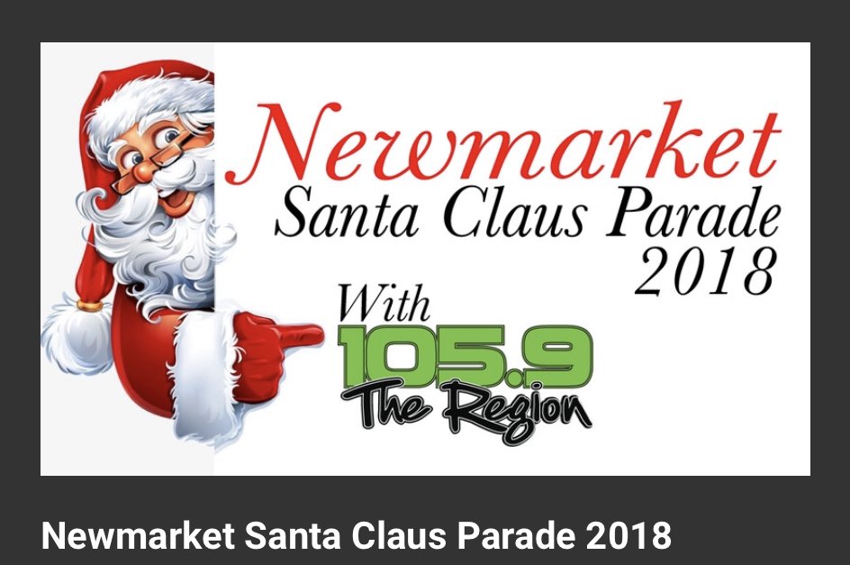 york24_7's tweet photo. Enjoy some highlights from this year’s @TownofNewmarket #santaclausparade https://t.co/LII1u6Xqd5 @1059TheRegion https://t.co/D6sNrRhIjt