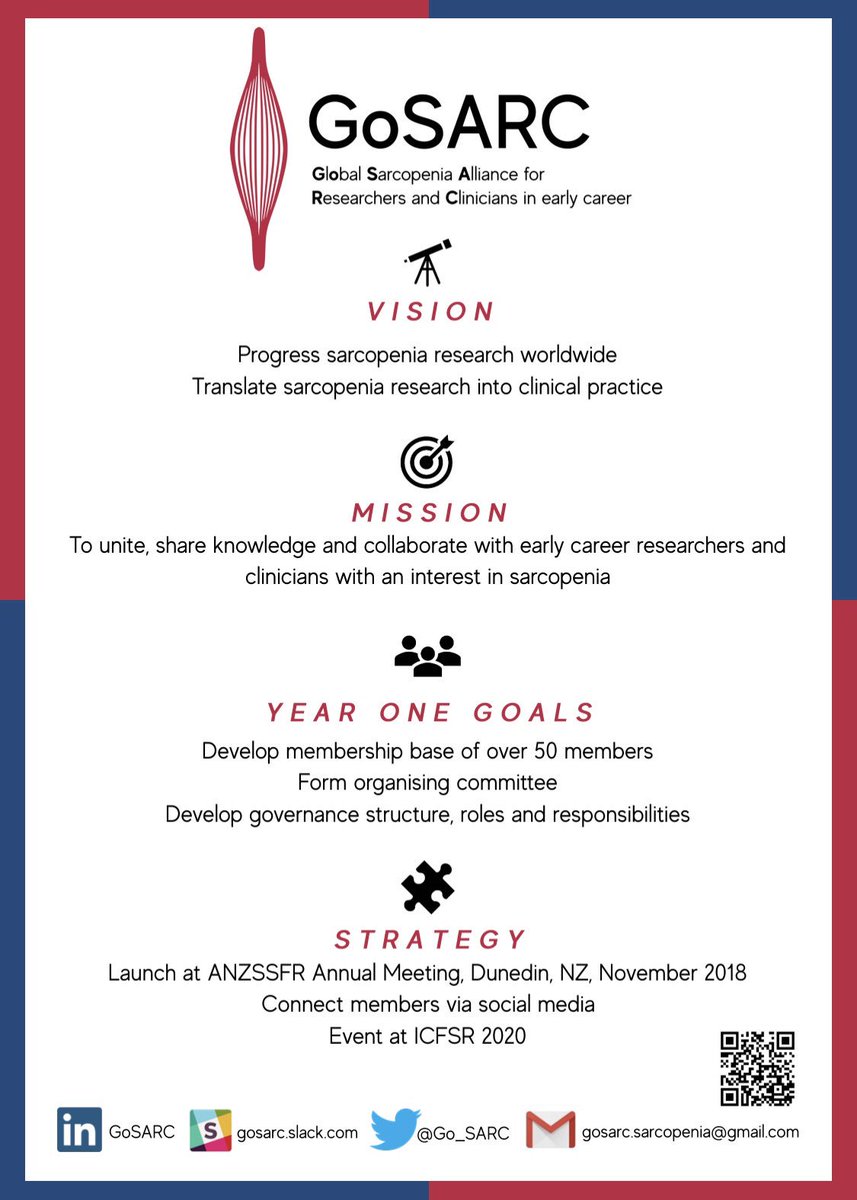 GoSARC launched officially today at #ANZSSFR2018. Spread the word and sign up!