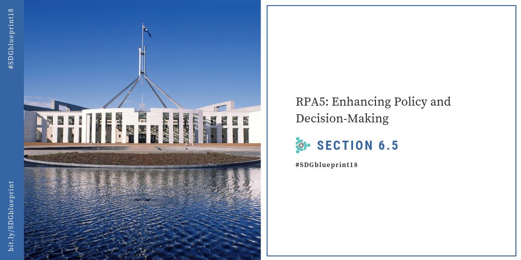 UoMCDMPS's tweet image. #SDGblueprint18 6⃣·5⃣: CDMPS found 94 #SDG targets in direct correlation with research priority area 5 (RPA5) – demonstrating how sustainable development policy plays an important role in disaster mitigation, management and resilience. Read about RPA5 @ bit.ly/SDGblueprint.