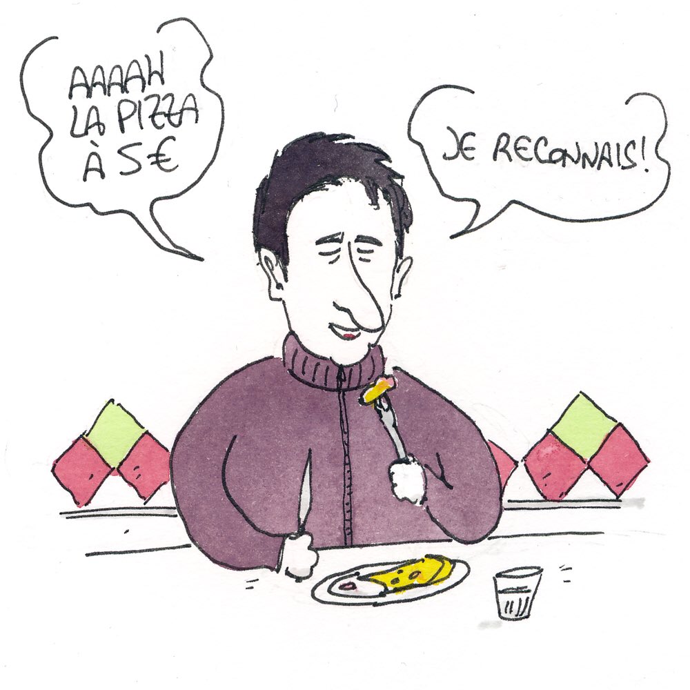 Kokopello_BD's tweet photo. Hier soir, j’étais avec @Francois_Ruffin à Amiens. On a parlé pizza à 5 € mais aussi gilets jaunes et politique ! Bientôt en bande dessinée ! ✏️ https://t.co/Ri9Dho1gMb