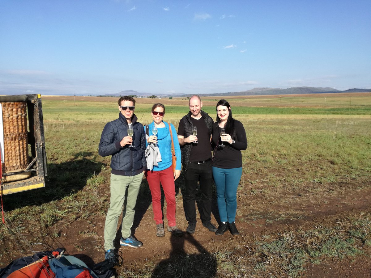 After landing yesterday