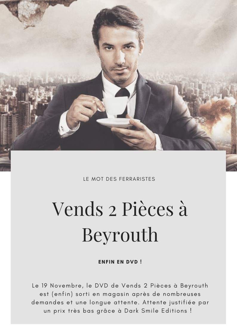 Ferractus On Twitter Vous Etes Encore Indecis Quant A L Achat Du Dvd De Vends 2 Pieces A Beyrouth Pour La Soiree Speciale Jeremyferrari Sur C8 Demain Soir Les Ferraristes