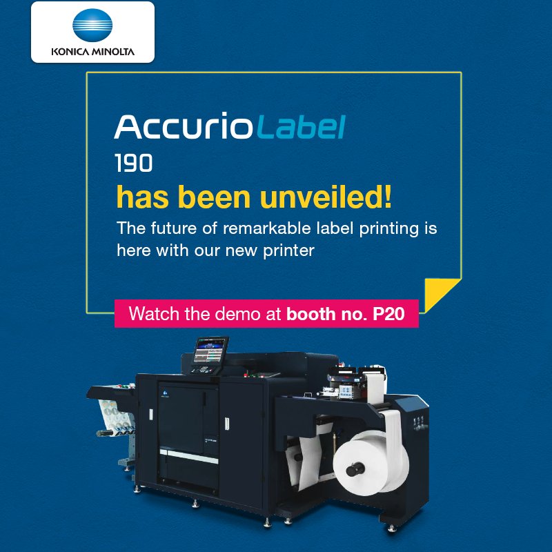 konica label printer