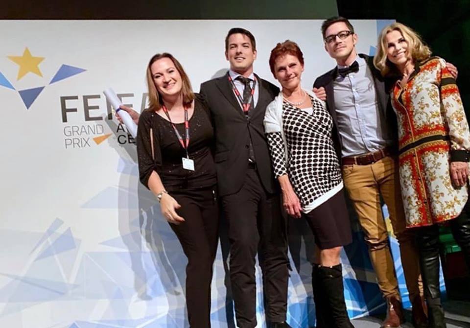 jurajkopriva's tweet photo. Cheers from #Ljublana from our wonderful team! This was our first time participation to the #FEIEA Finest & Grand Prix Award, and although we did not win the pan-European prize, we are still very grateful and confident for making it to the #bestintranet finals! https://t.co/dXrX6z9ZNl