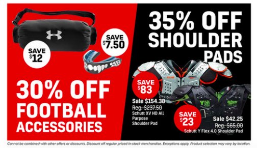 oneteam_sports's tweet image. But wait, theres more! Our Black Friday Deals also include, volleyball shoes and accessories, football cleats and gloves and training aids. 😲🤯 #BlackFriday #GetReadyToSave

The savings start now: bit.ly/2AeUJg1