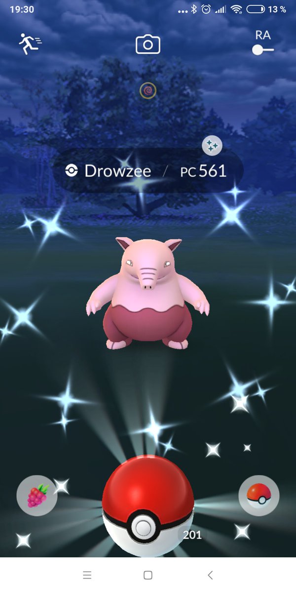 Reina_Mayla's tweet image. Sorpresa del día!! 🐷✨✨✨
#PokemonGO #DrowzeeShiny
#KantoEvent