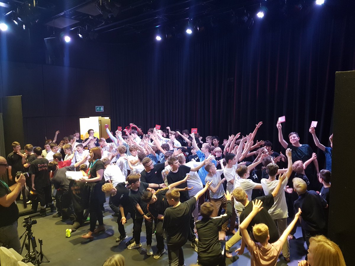 OAMCreativeArts's tweet photo. So proud of our ks3 boys. First time performing in a theatre with 100 other boys! #gents #inspired #zoielogic #mayfield #boysdance #nuffieldstudiotheatre https://t.co/rm6dVk4MNV