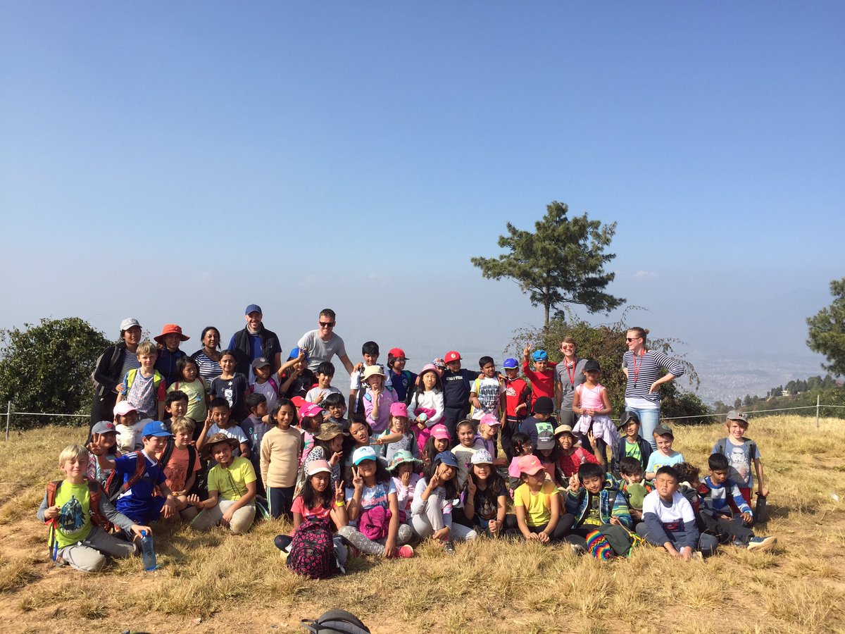 TBSYear4's tweet photo. And we’re off! Hoping to return by 2:30 to TBS (traffic depending). Looking forward to seeing all our family soon! #Lubhu2018 https://t.co/0TUVG3MIWY