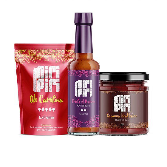#FeatureFriday

The perfect gift solution for friends or family who really like it hot. This is the ultimate present for the chilli lovers with three of the hottest Miripiri lines.

Heat rating: Extremely Hot 🌶🌶🌶🌶🌶
miripiri.co