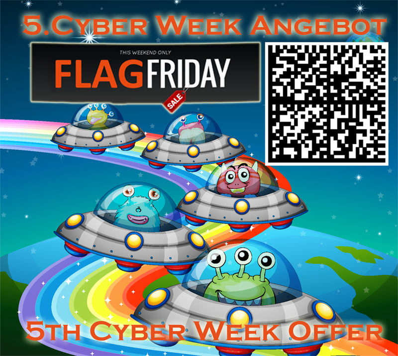 Flagstack's tweet photo. Erst hieß es immer, die Erde sei die einzige bekannte Insel des Lebens im Universum und jetzt auf einmal haben sie uns entdeckt - ein paar von den Besuchern sind schon seit Montag auf der Erde und forschen und forschen und forschen. https://t.co/xRQnhpbMD5 #flagstack #flagfriday https://t.co/8Ls8qKILYy