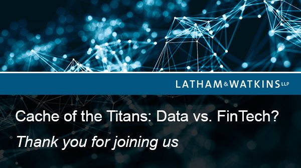 Thank you to everyone who was able to join us for our "Cache of the Titans: Data vs. FinTech" seminar in Hong Kong.