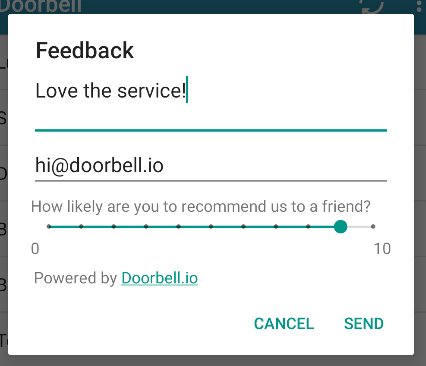 We've just released v0.3.0 of the Android SDK, with support for NPS ratings