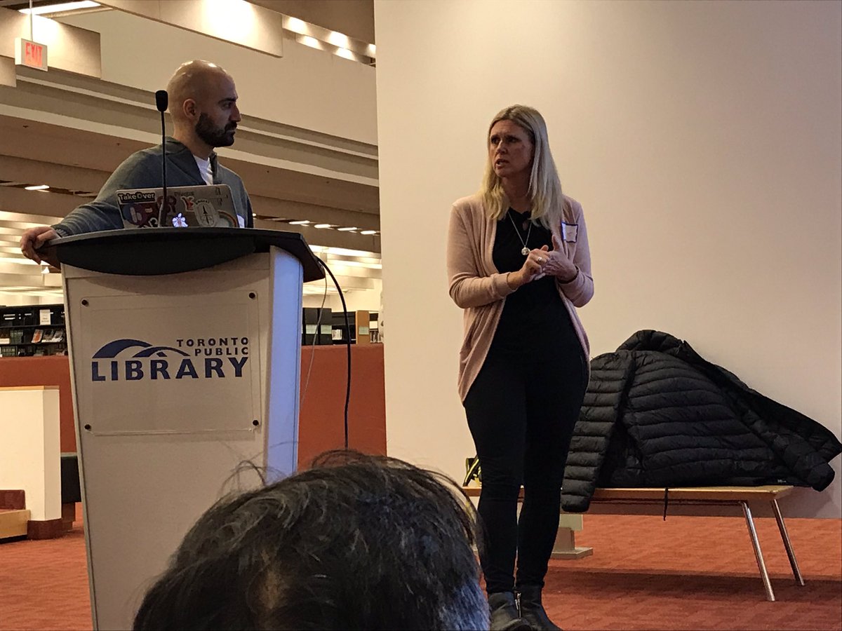 My first <a href="/vrara_toronto/">VRARA Toronto Chapter</a> meeting tonight. Many points resonated in  <a href="/juliesmithso/">Julie Smithson</a> presentation on the #business of #VR and #AR.