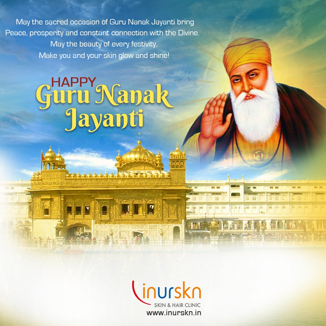 inurskn's tweet photo. INURSKN wishes you all a very Happy Guru Nanak Jayanti!
#GuruNanakJayanti #INURSKN #MUMBAI https://t.co/6pp6DSIHjV