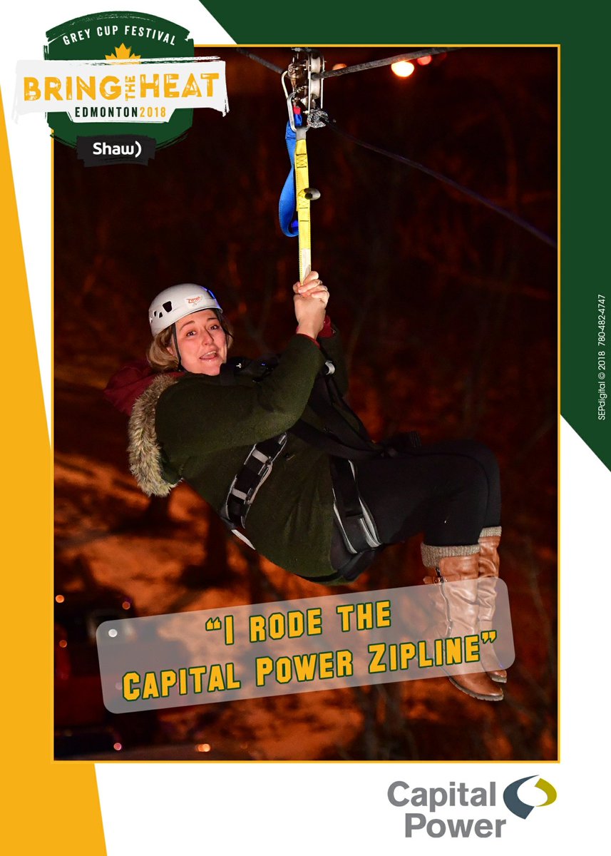 MsKateElliott's tweet image. Great times @GreyCupFestival thanks to @CapitalPower #yeg #zipline #allthefun