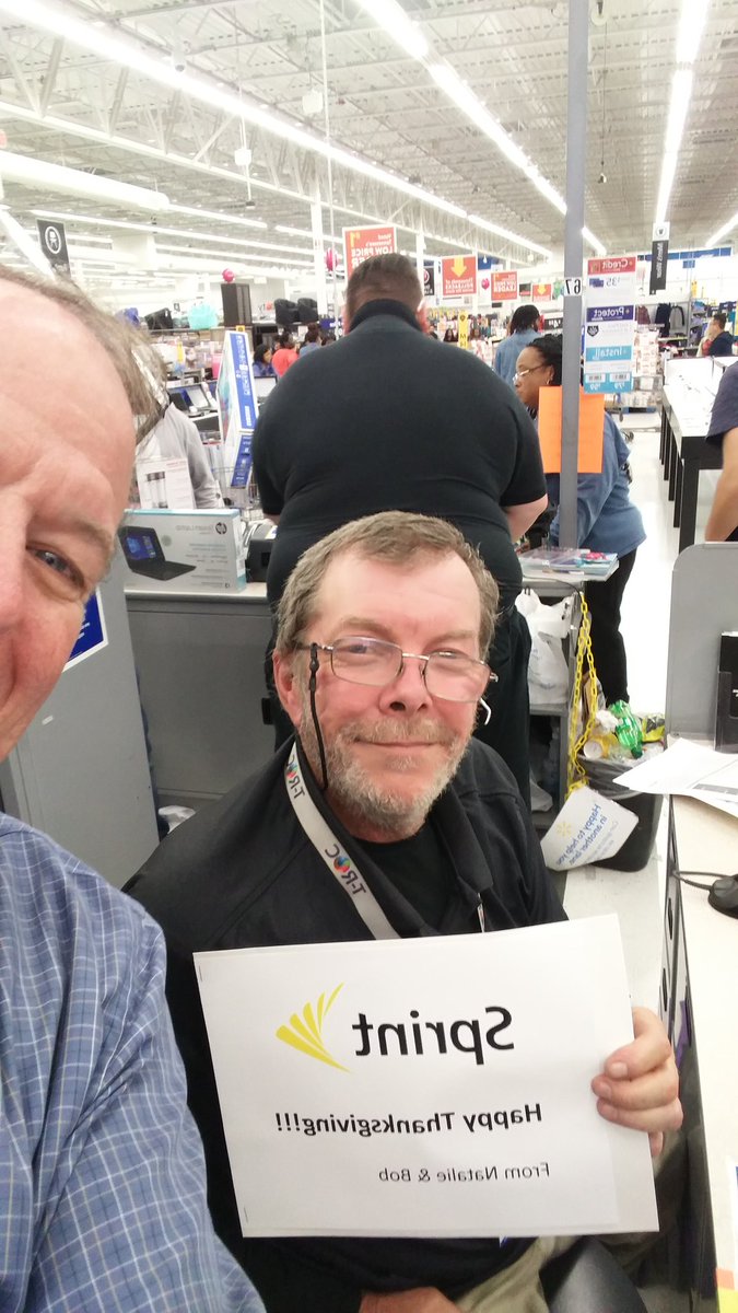 BobAtSprint's tweet photo. TROC Mike is all in with Hearts and Minds and selling the first Sprint of the night with more on setup appointments! #SprintOwnsNR @markjacksonKC5 https://t.co/FtECalreNd