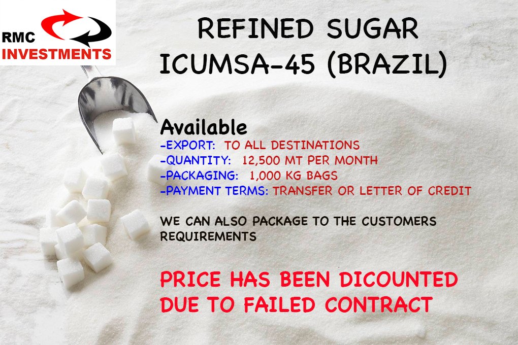 rcandy1981's tweet image. #Brazil #Refined #Sugar #ICUMSA #45 #Available #Export