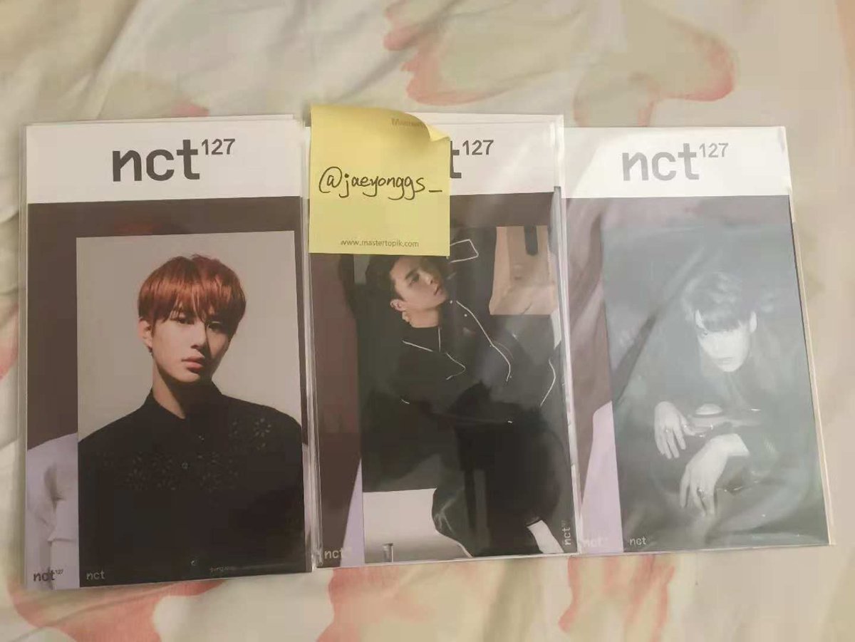 jaeyonggs_'s tweet photo. NCT 127 Regular Irregular Postcards, $15/set. Each set includes postcards + 4x6 photos. Limited pieces instock. 😍💯 #nct #nct127 #nct127regularirregular #nct127postcard https://t.co/JphB8SDiXg