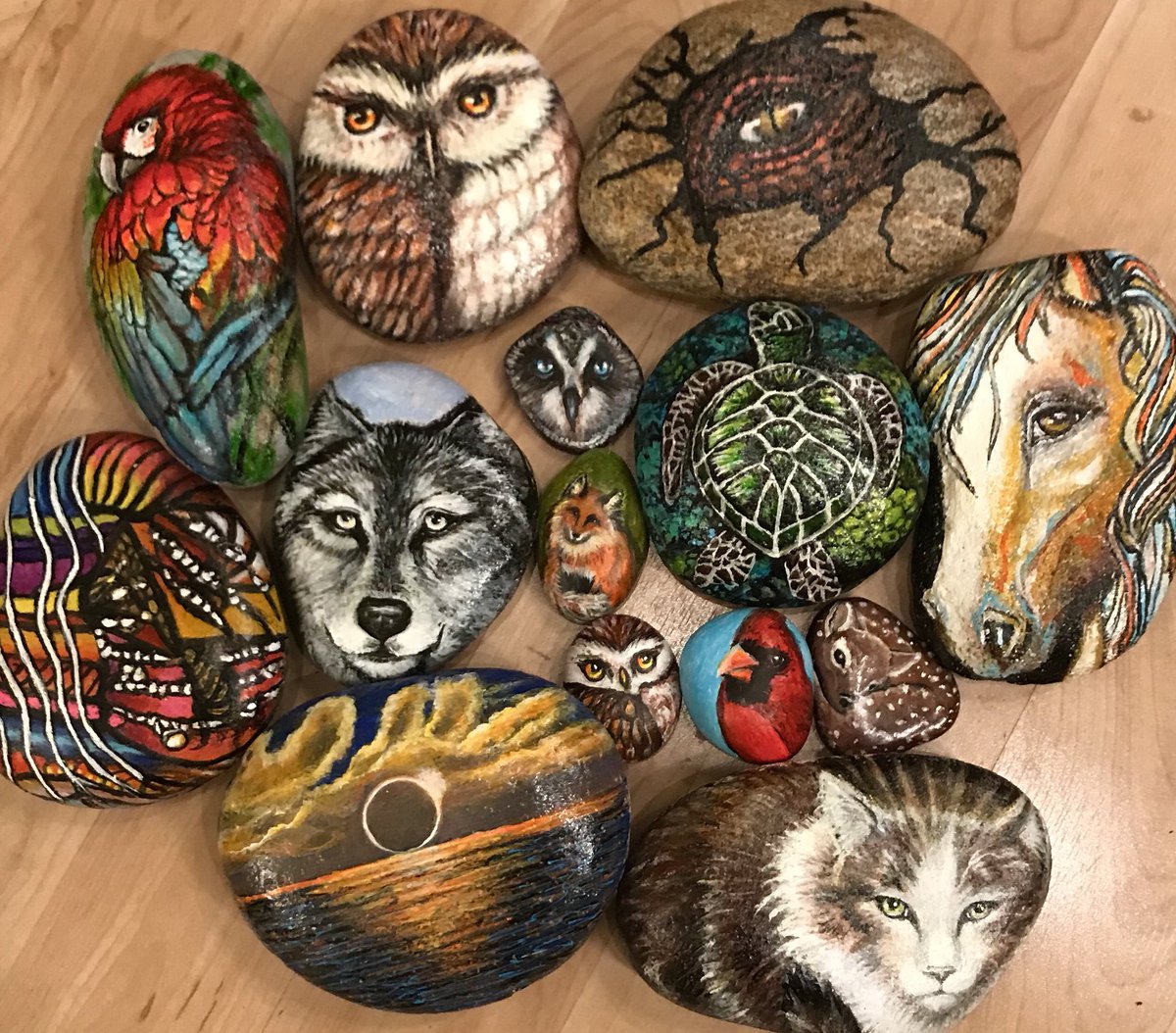 jpopelaw's tweet photo. Dropping some more painted rocks tomorrow to brighten some folks’ day 😊 #onslowrocks #kindnessrocks https://t.co/3l8F67itrz