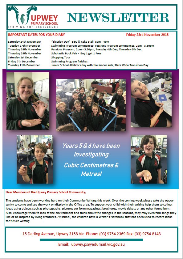 Upwey Primary School tweet media