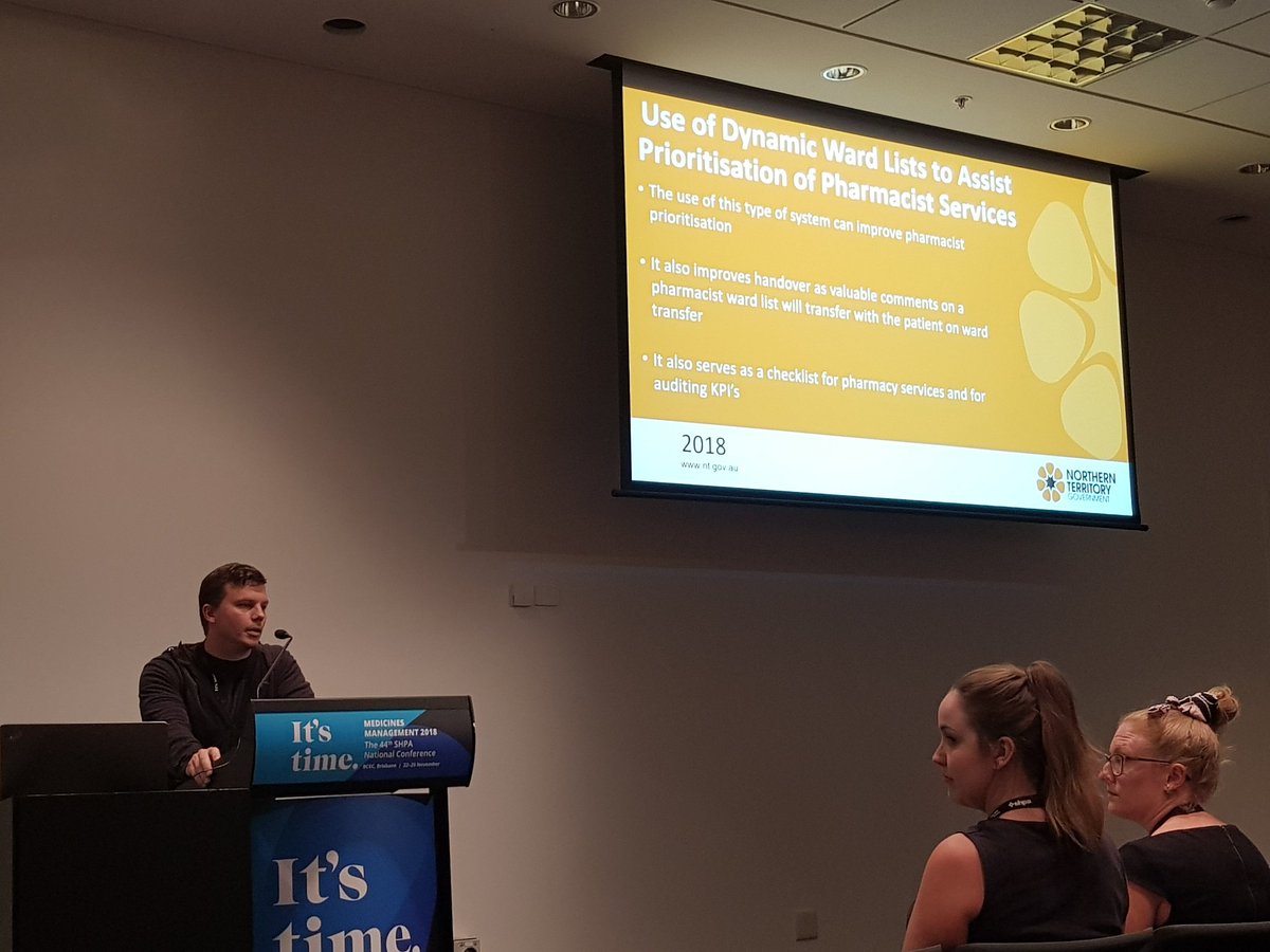 NT nailing the use of big data and data linkage to prioritise high risk patients #MM2018SHPA #NTmakinglifeeasier poster 238!