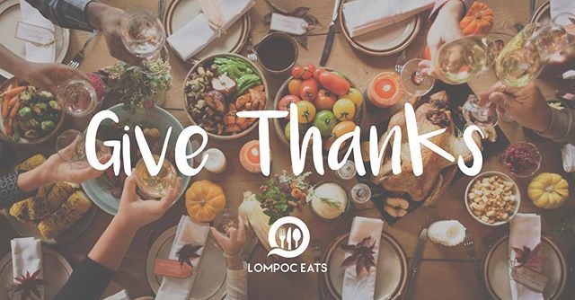 Lompoc_eats's tweet image. Happy Thanksgiving from Lompoc Eats! We hope your day was filled with food, family, friends and fun! 🦃🍁 #lompoceats #thanksgiving ift.tt/2AfJQL1