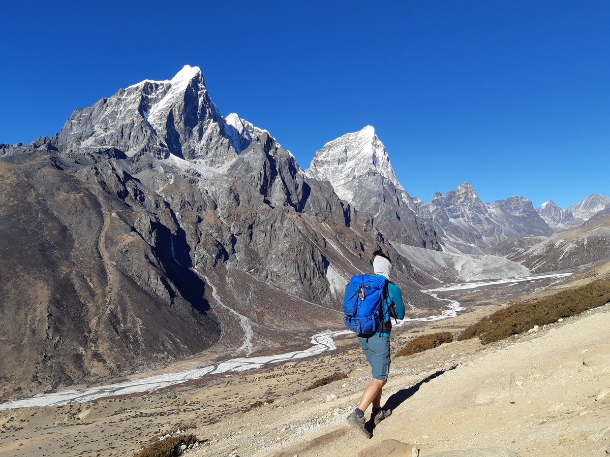 hannahvickers83's tweet photo. Great views on an acclimatization hike above Pheriche this morning! #Taboche #Cholatse https://t.co/znH8ZgOd9o