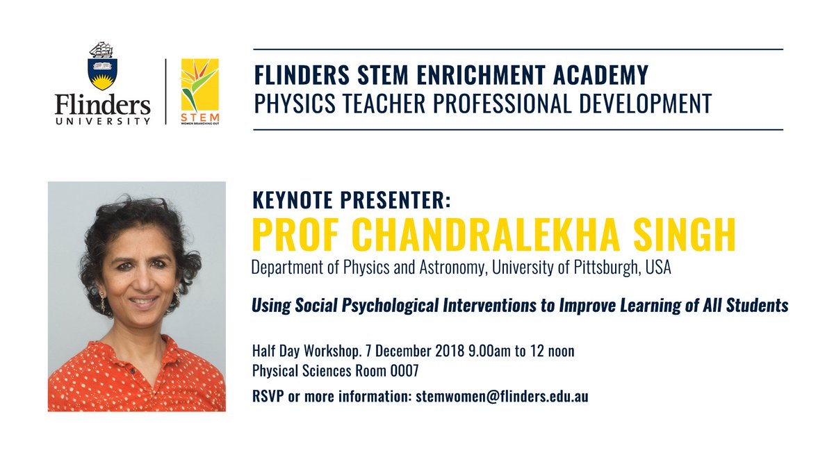 Flinders University STEM Women tweet media