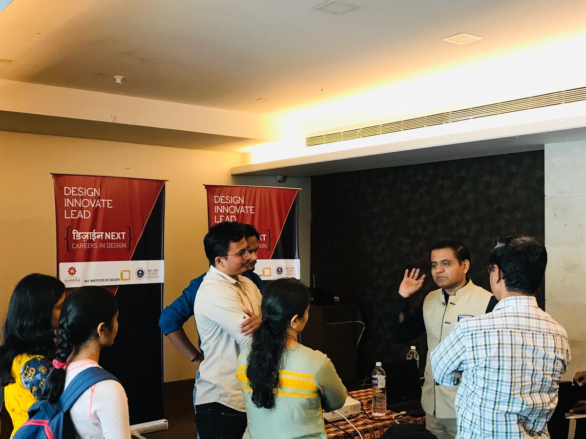 MITIDPune's tweet photo. Conducted a free seminar-DesignNext in Ahmednagar to counsel aspiring designers and get their doubts clear on choosing design as a career.
We are in your city- Nagpur on 25th November 2018, come and meet our counsellor for all your queries on design.
#DesignNext #mitid https://t.co/yP6fd6Uyjb