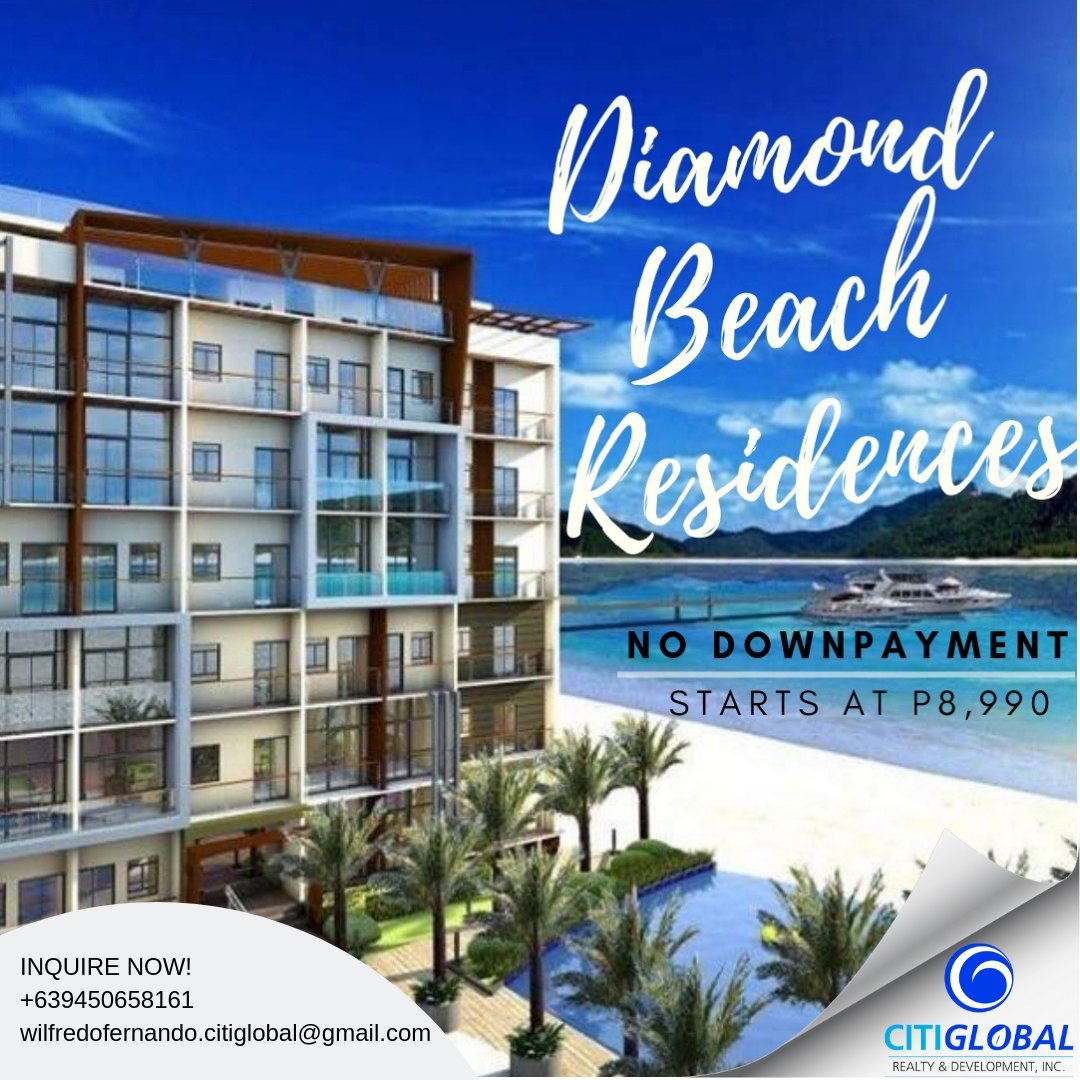 WilCitiglobal's tweet photo. Diamond Beach Residences Palawan
 "Paradise You Own"
 As low as 8K per month with NO Down-payment. Grab Your Unit Now!

For more details
Viber/WhatsApp/WeChat/Call or Text: 09450658161
Email: wilfredofernando.citiglobal@gmail.com

 #MaineCODAranetaCenter https://t.co/GMeY2OmWbx